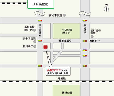 高松サロン　アプラン地図